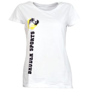 Bruder Sports Organic T-Shirt Logo auf der front Seite for Women